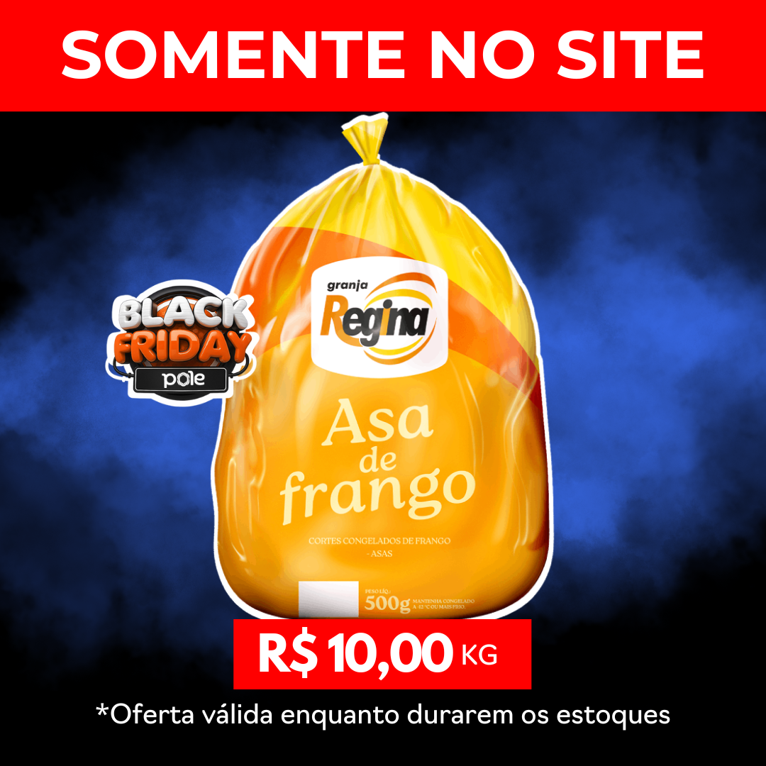 Asa S/Coxinha Frango Cong 12kg - Granja Regina
